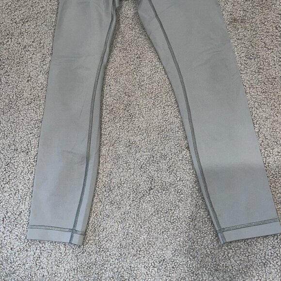 Lululemon REPAIRED Wunder Under High Rise Gray Tights Leggings 25" Inseam  Sz 4 - Picture 3 of 6